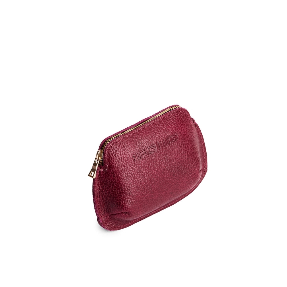 Portland Leather Small Pinch Pouch in Orchid - Picture 2 of 6